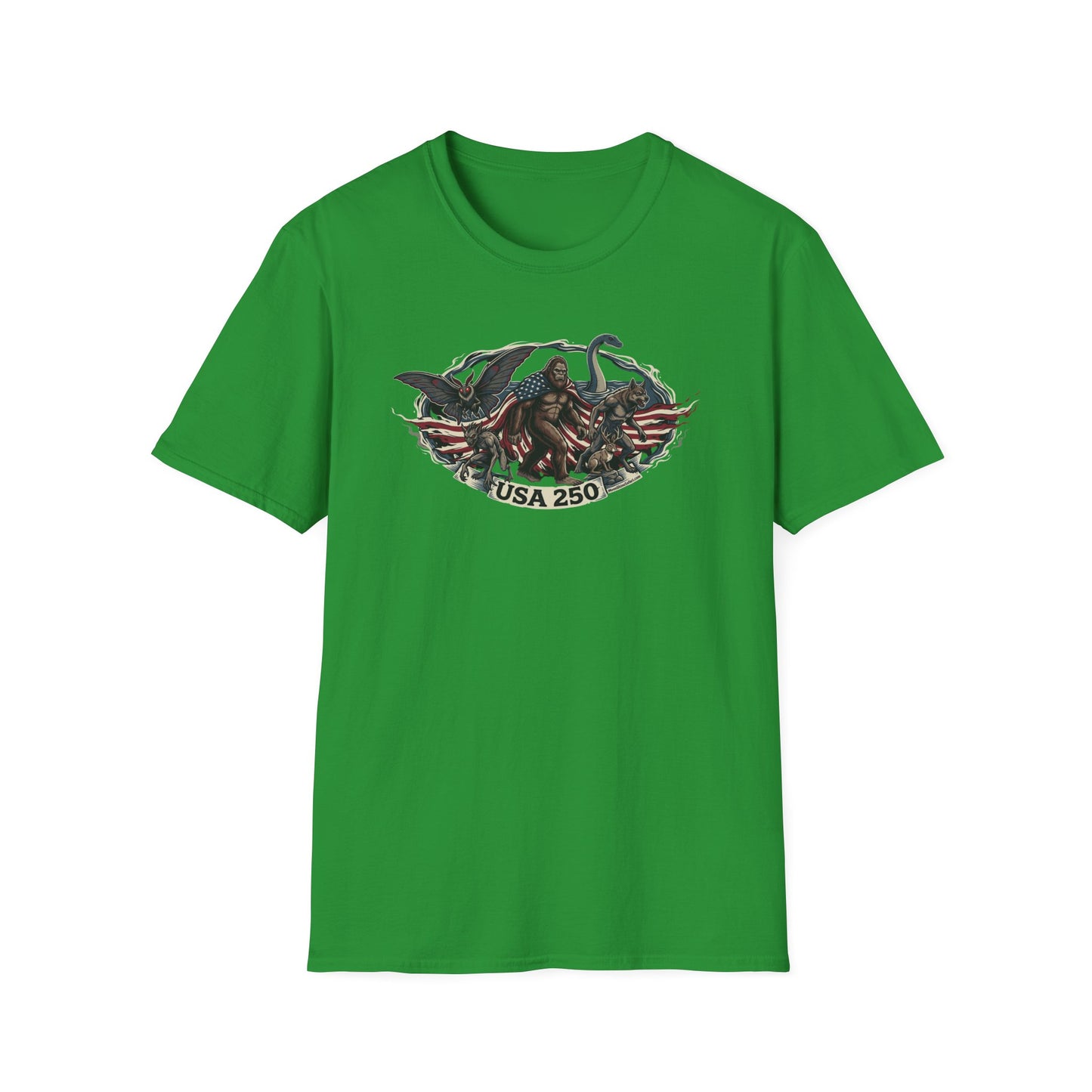 MoonShine Safari "USA 250- Cryptid Unisex Softstyle T-Shirt