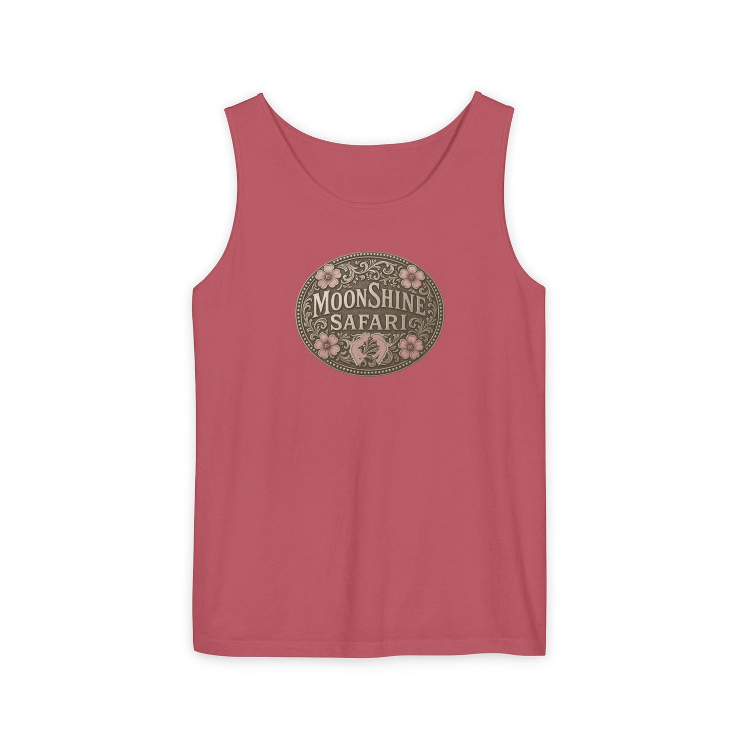 MoonShine Safari Women's Beltbuckle Unisex Garment-Dyed Tank Top