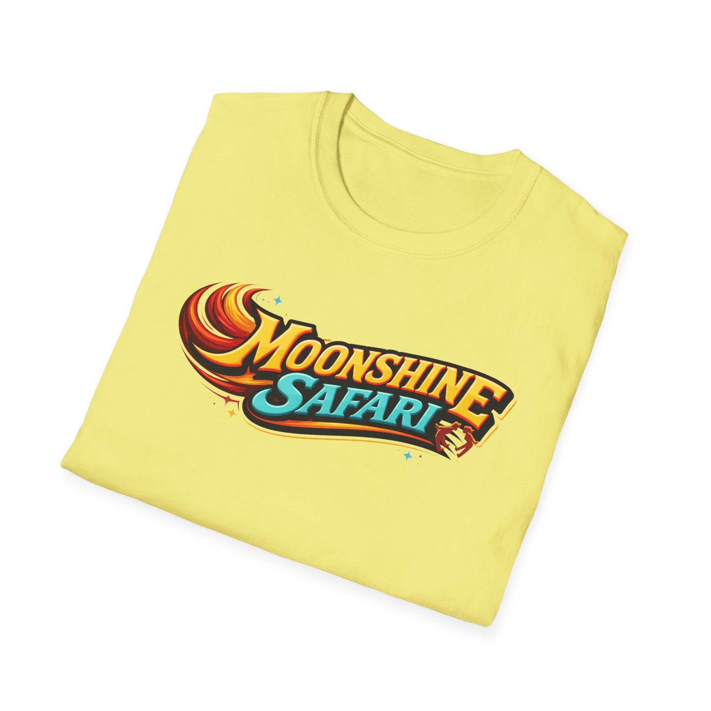 MoonShine Safari "FLT" (flame letter tee) Unisex Softstyle T-Shirt