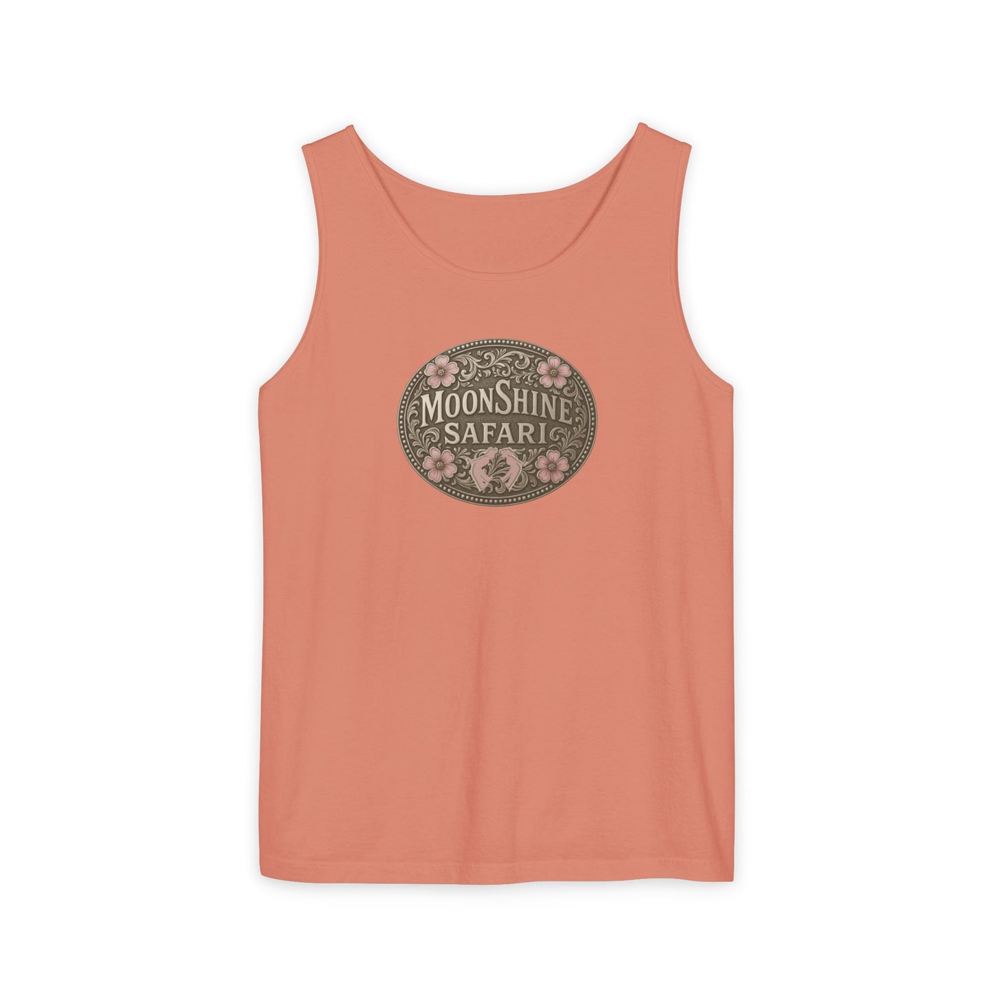 MoonShine Safari Women's Beltbuckle Unisex Garment-Dyed Tank Top