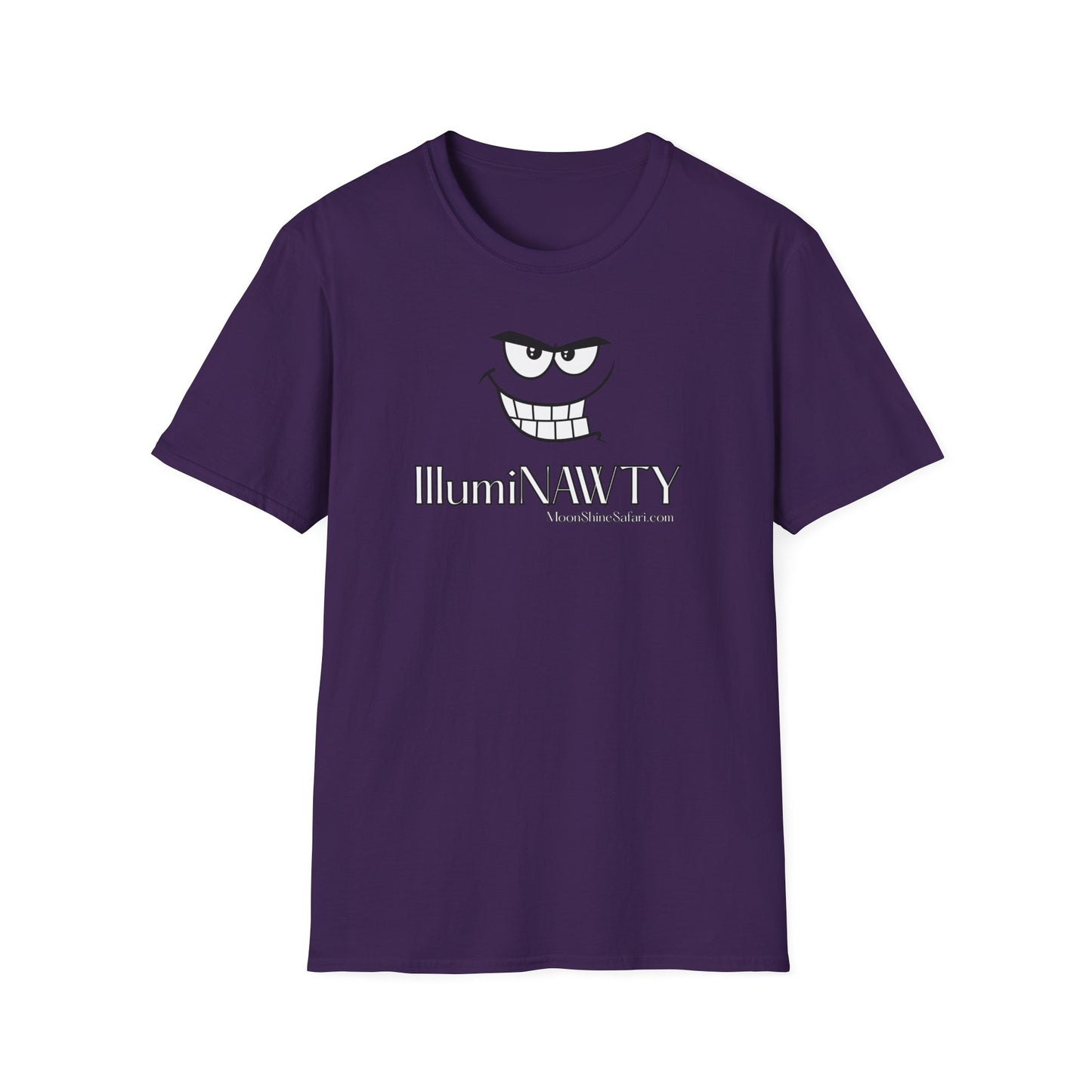 MoonShine Safari "IllumiNAWTY" Unisex Softstyle Humor T-Shirt