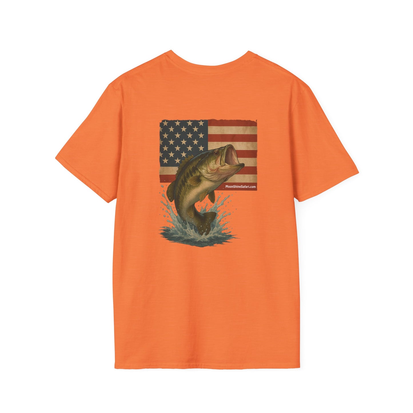 MoonShine Safari "American Bass" Unisex Softstyle T-Shirt