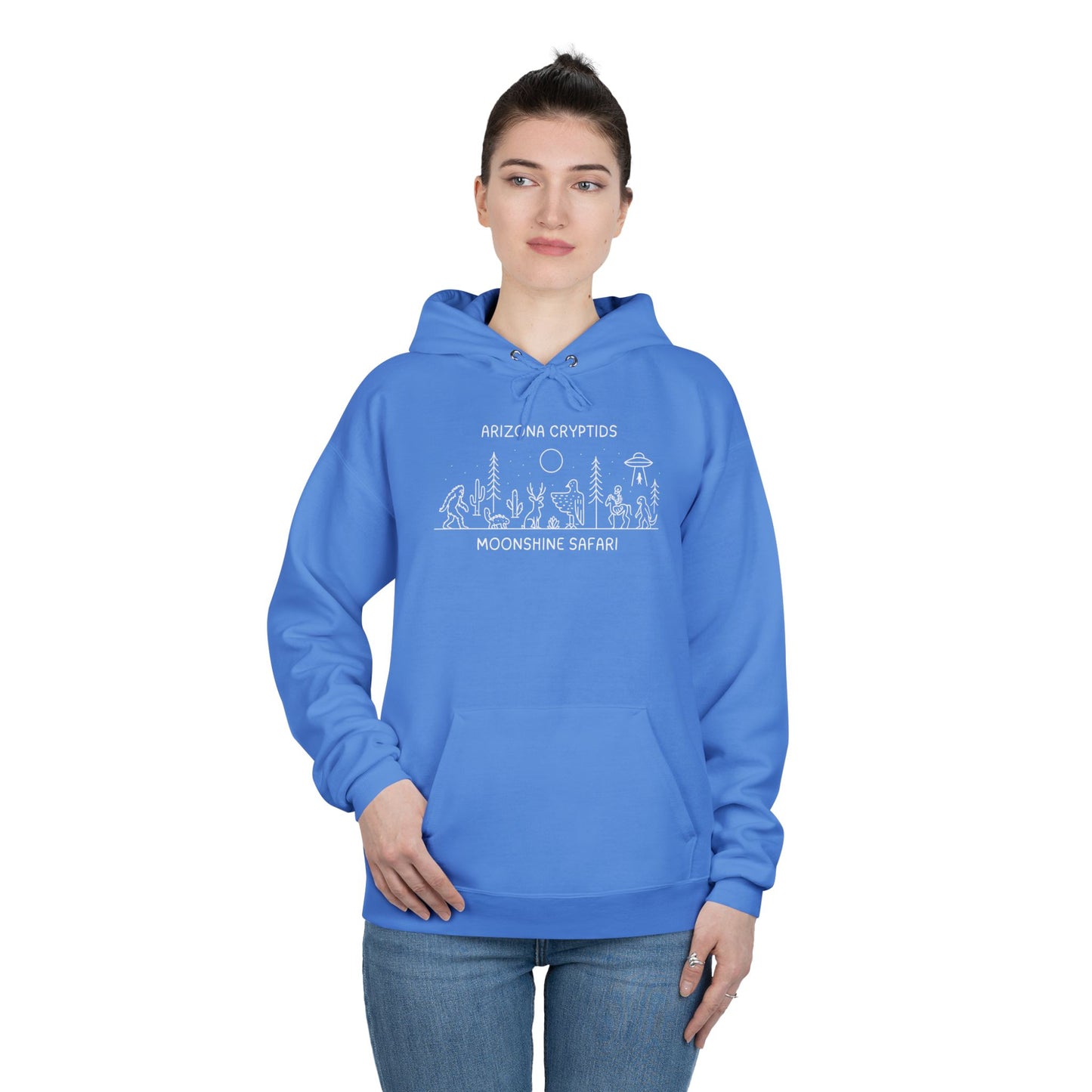 MoonShine Safari Arizona Cryptid Unisex  Pullover Hoodie Sweatshirt