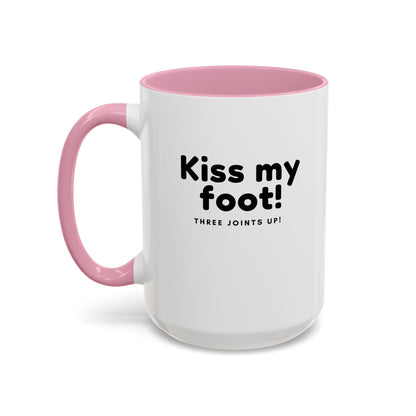 MoonShine Safari "Kiss my foot!" Colorful Mugs (11oz, 15oz)
