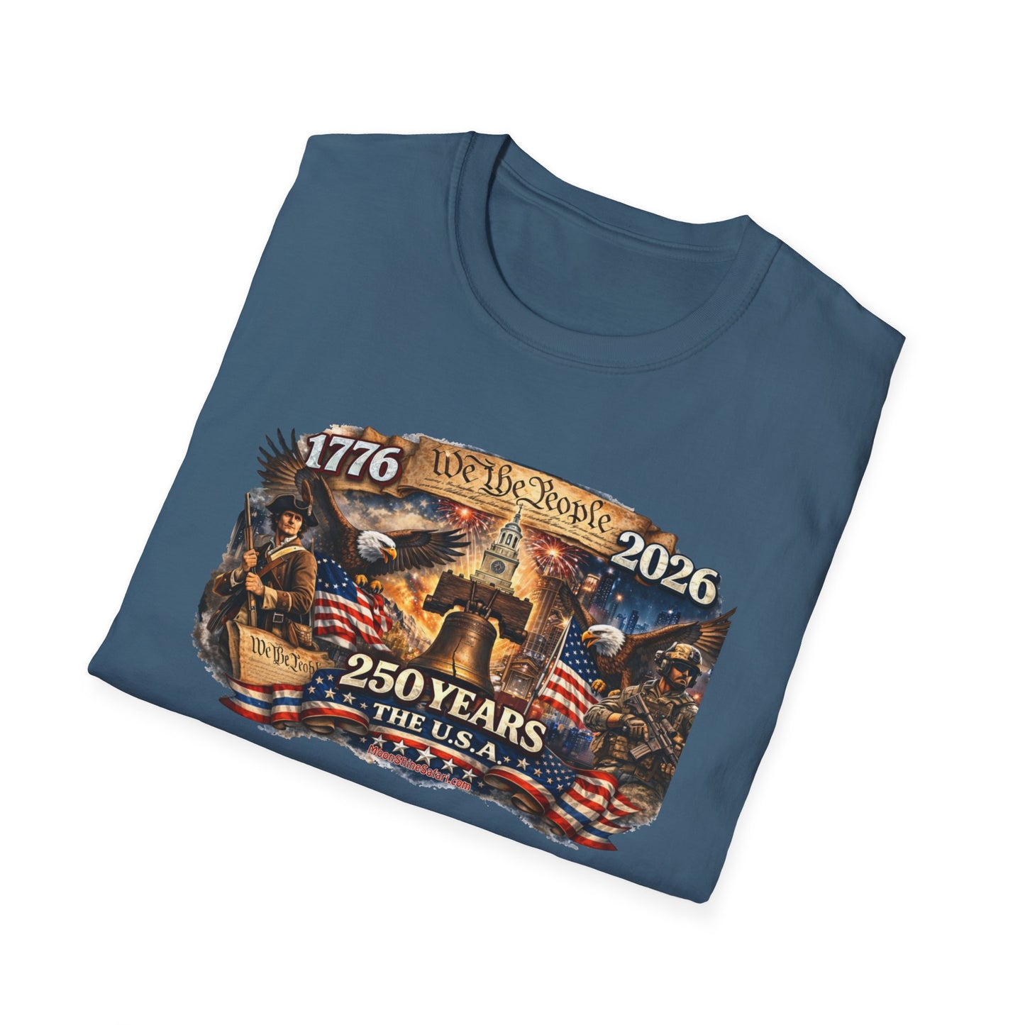 MoonShine Safari 250 Year USA Unisex Softstyle T-Shirt