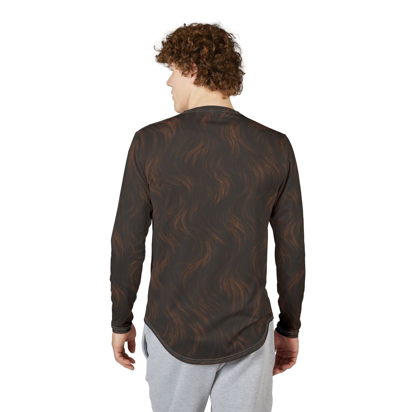 MoonShine Safari Cryptid Camo Collection [The Squatch] Unisex Performance Long Sleeve Shirt