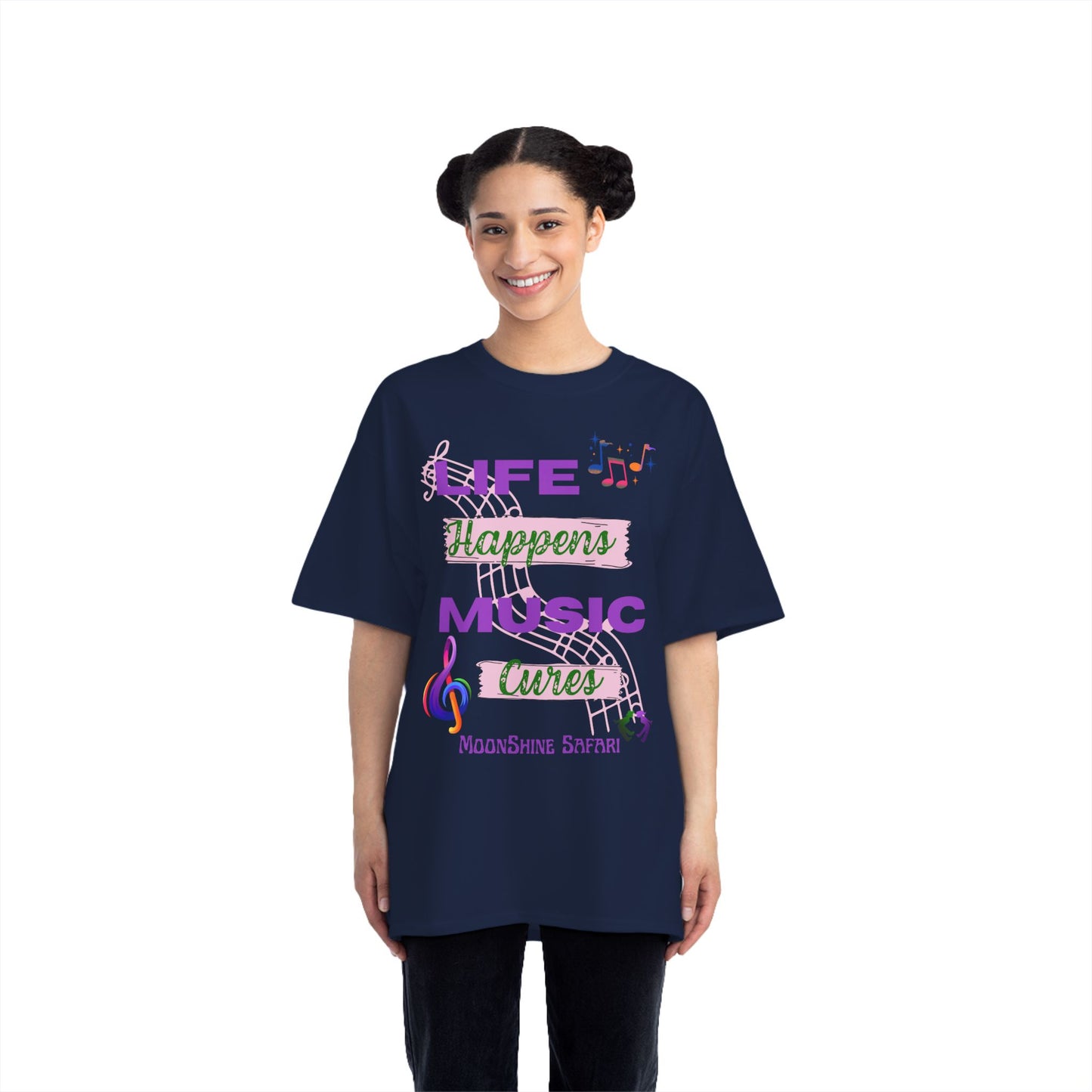MoonShine Safari Music Cures Beefy-T®  Short-Sleeve T-Shirt