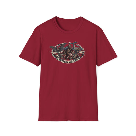 MoonShine Safari "USA 250- Cryptid Unisex Softstyle T-Shirt