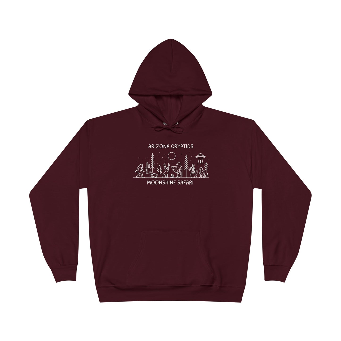 MoonShine Safari Arizona Cryptid Unisex  Pullover Hoodie Sweatshirt