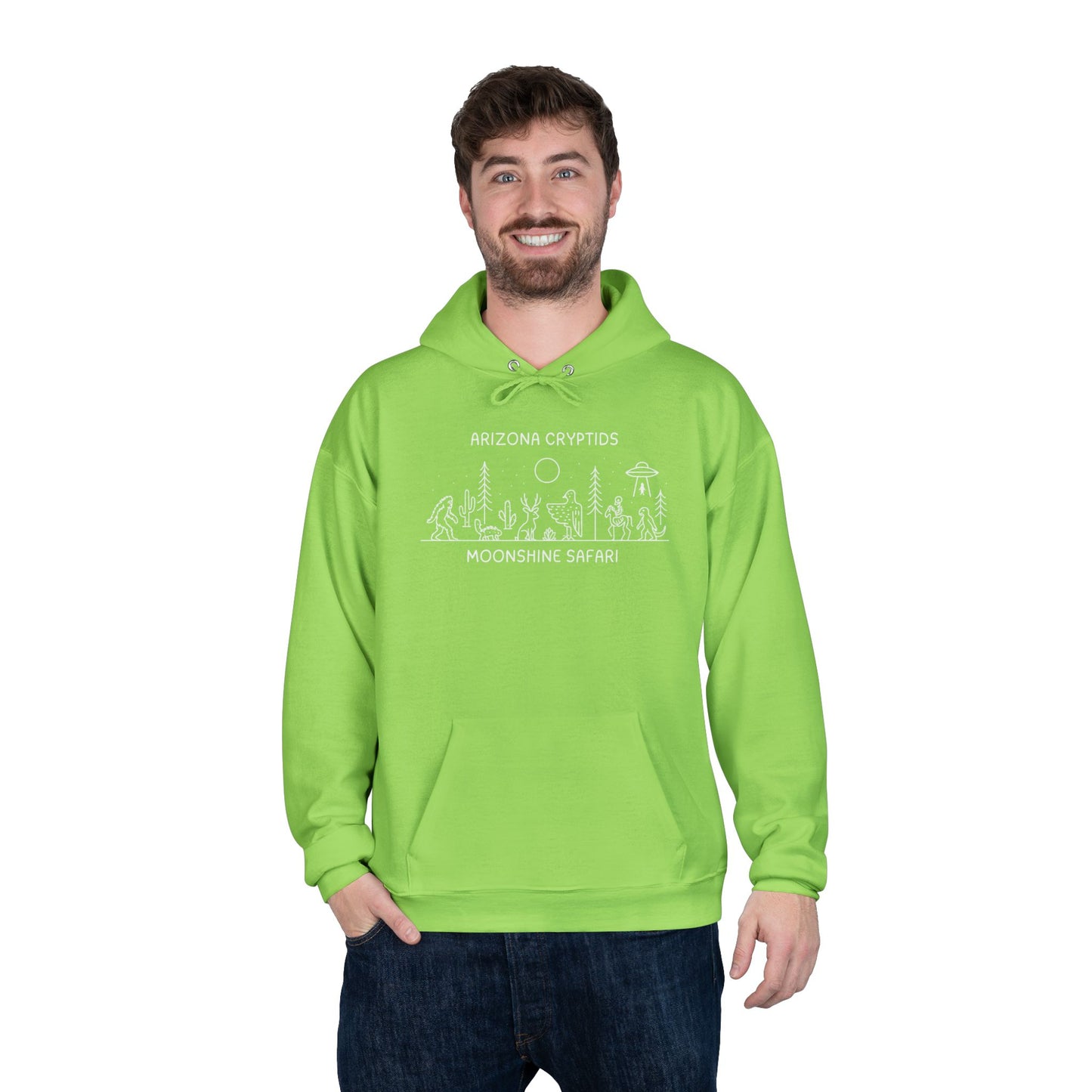 MoonShine Safari Arizona Cryptid Unisex  Pullover Hoodie Sweatshirt