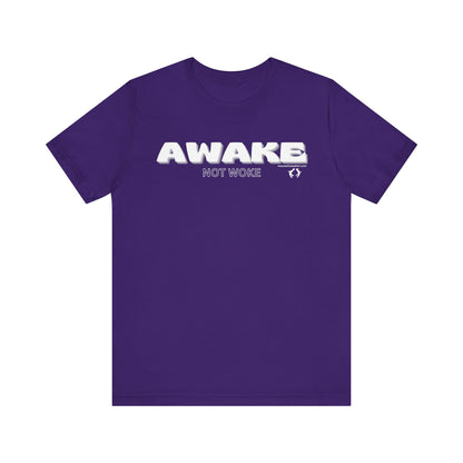 MoonShine Safari "Awake Not Woke" Unisex Jersey Short Sleeve Tee