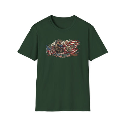 MoonShine Safari "USA 250- Dino" Unisex Softstyle T-Shirt