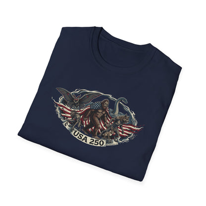 MoonShine Safari "USA 250- Cryptid Unisex Softstyle T-Shirt