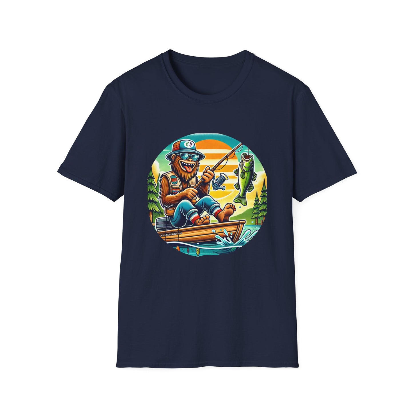 MoonShine Safari "BIG Catch" Unisex Softstyle T-Shirt