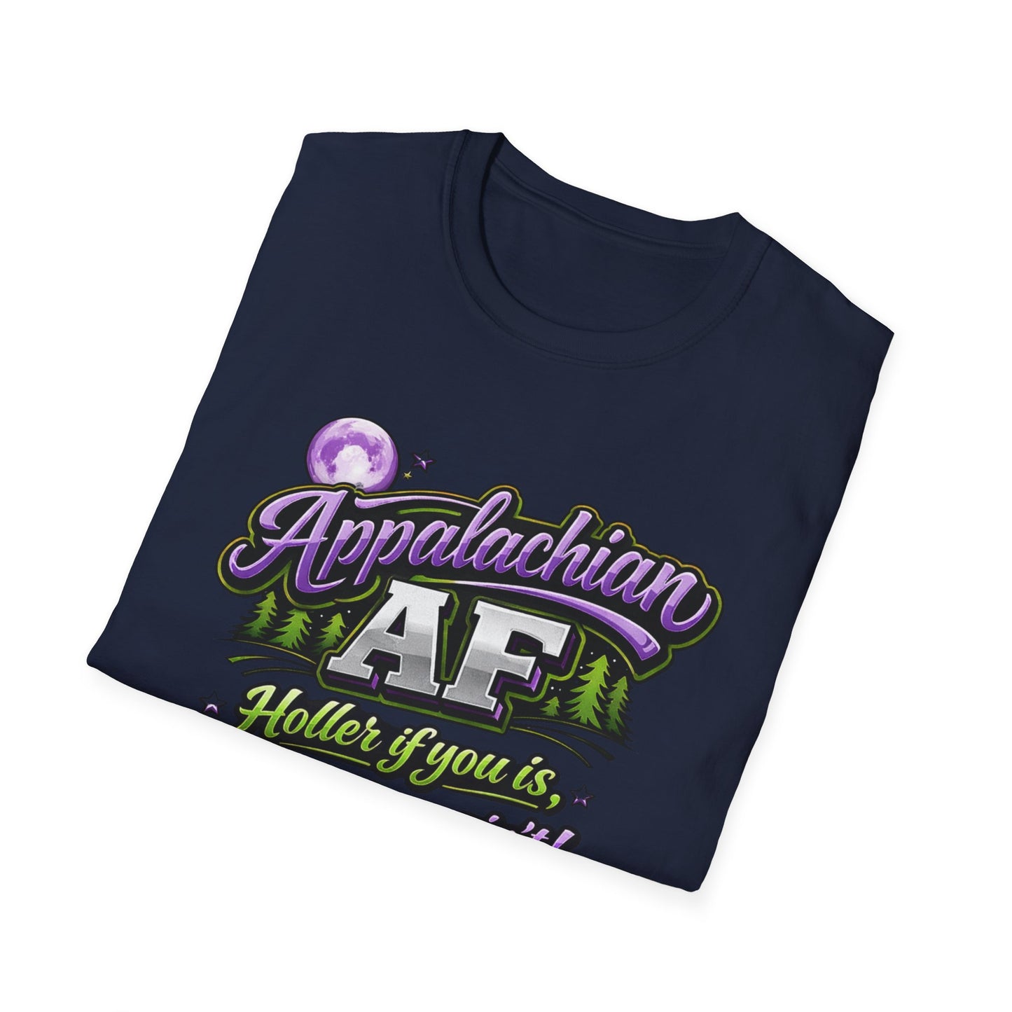 MoonShine Safari "Appalachian AF" Unisex Softstyle T-Shirt