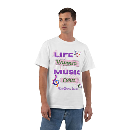 MoonShine Safari Music Cures Beefy-T®  Short-Sleeve T-Shirt