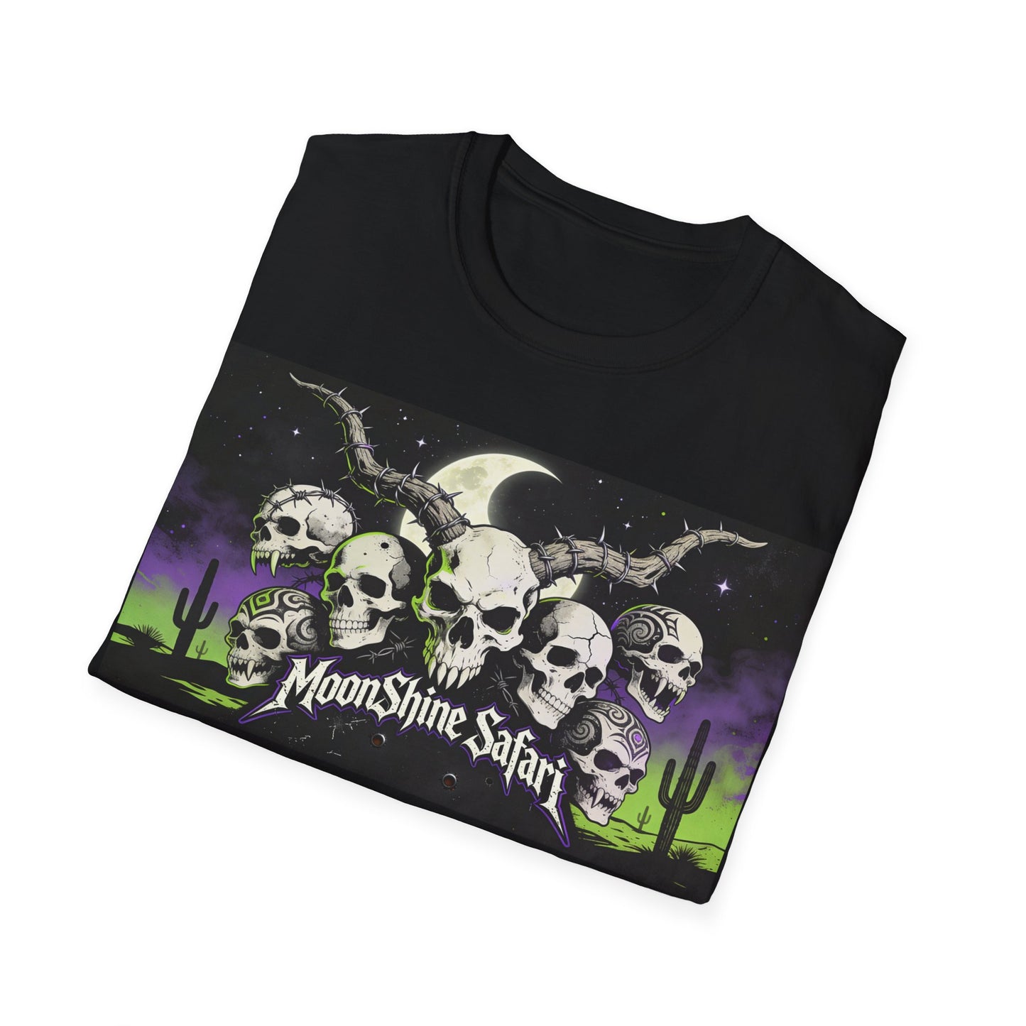 MoonShine Safari "Metal Head" Unisex Softstyle T-Shirt