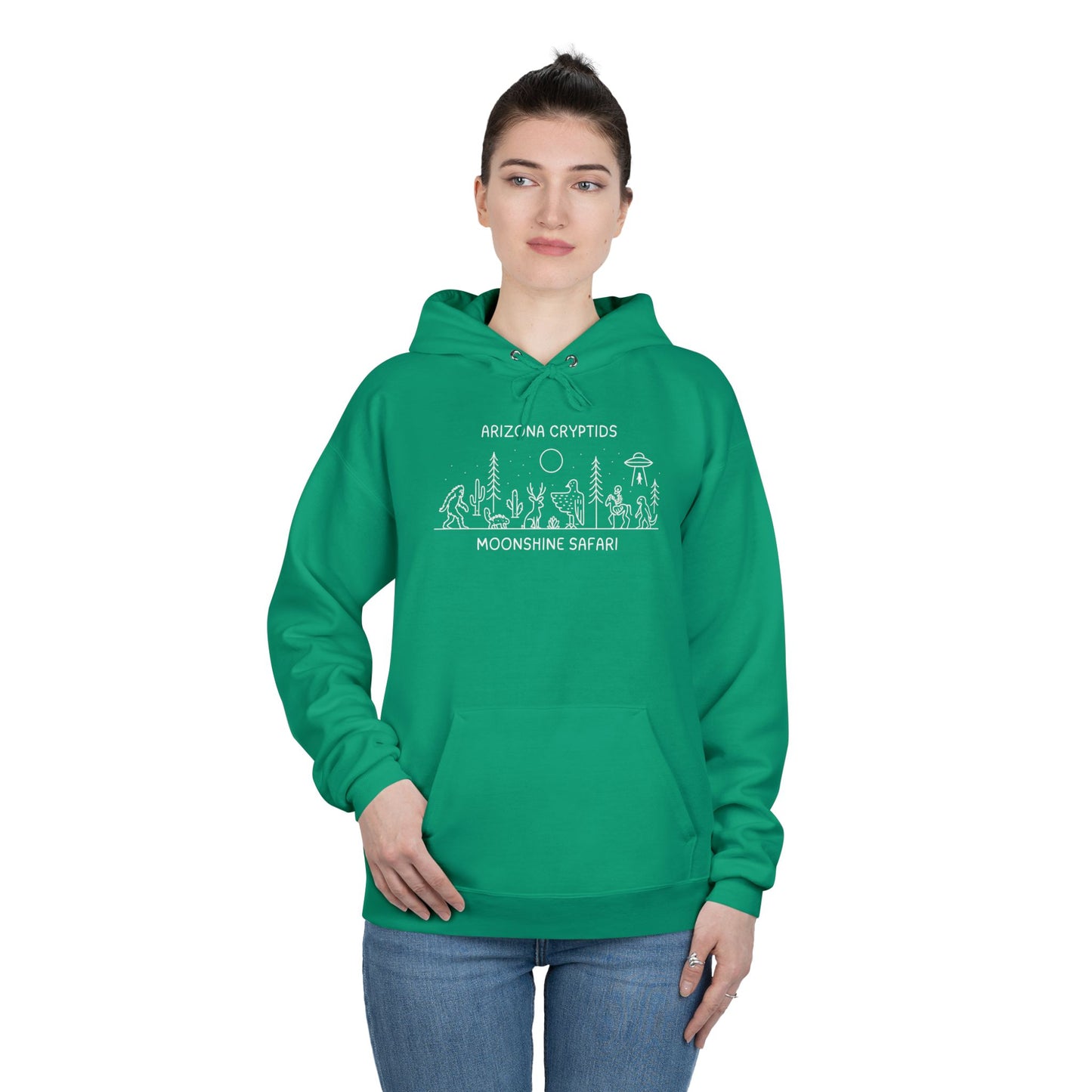 MoonShine Safari Arizona Cryptid Unisex  Pullover Hoodie Sweatshirt