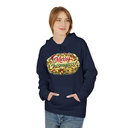 MoonShine Safari "Merry Chismyass!" Unisex Midweight Softstyle Fleece Hoodie