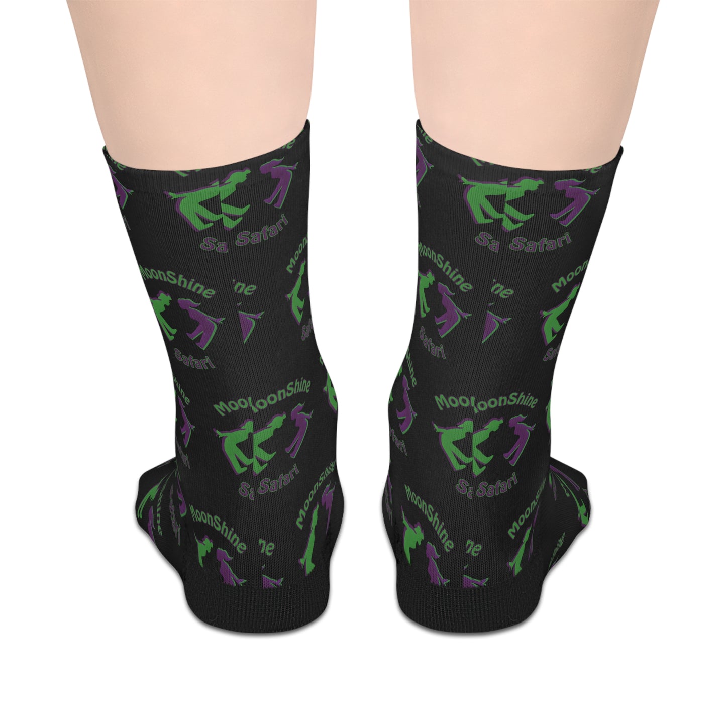 MoonShine Safari Logo Mid-length Socks