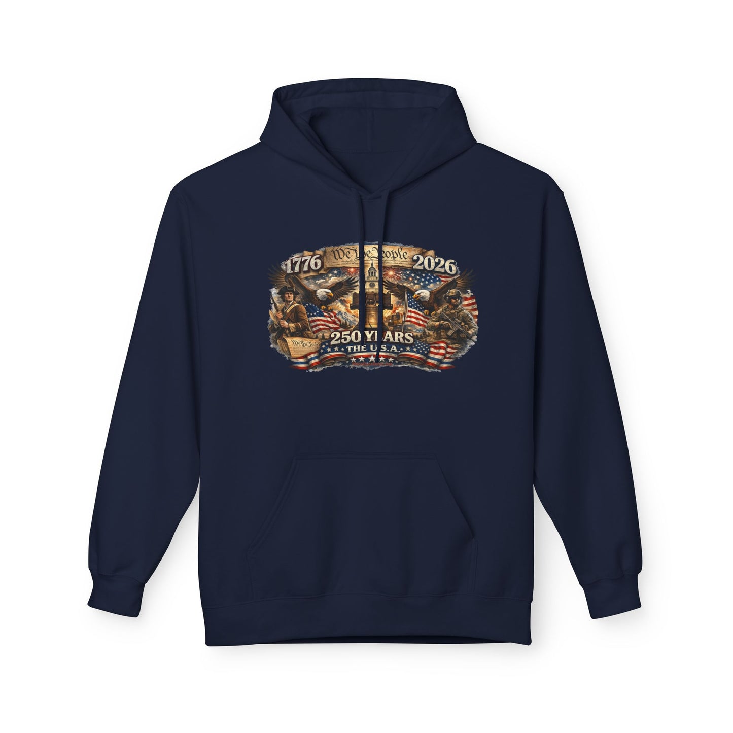 MoonShine Safari 250 year USA Unisex Midweight Softstyle Fleece Hoodie