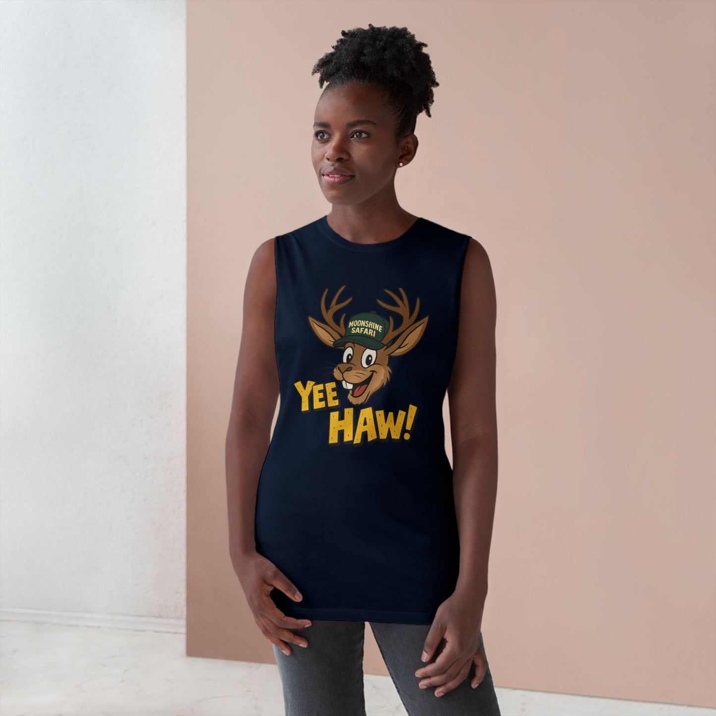 MoonShine Safari "YeeHaw Jack" Unisex Barnard Tank