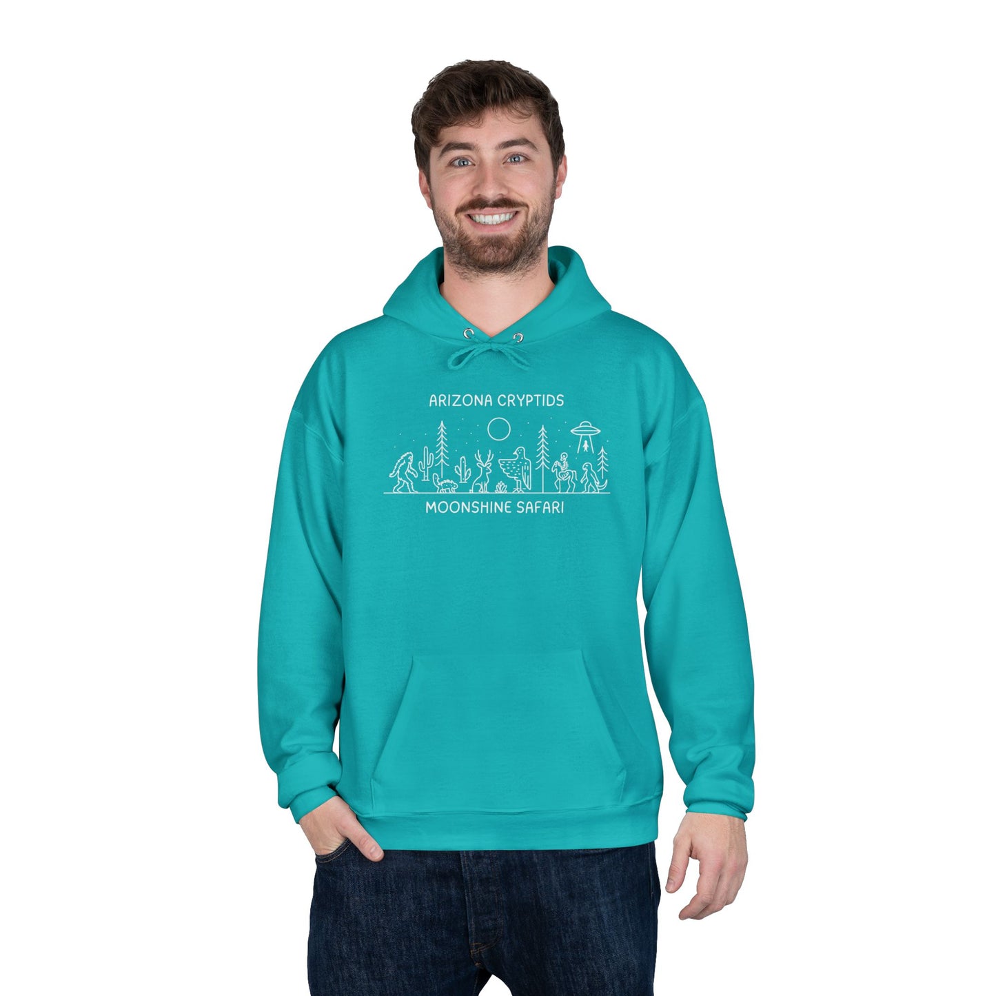 MoonShine Safari Arizona Cryptid Unisex  Pullover Hoodie Sweatshirt