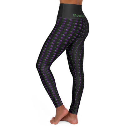 MoonShine Safari Logo High Waisted Yoga Leggings (AOP)