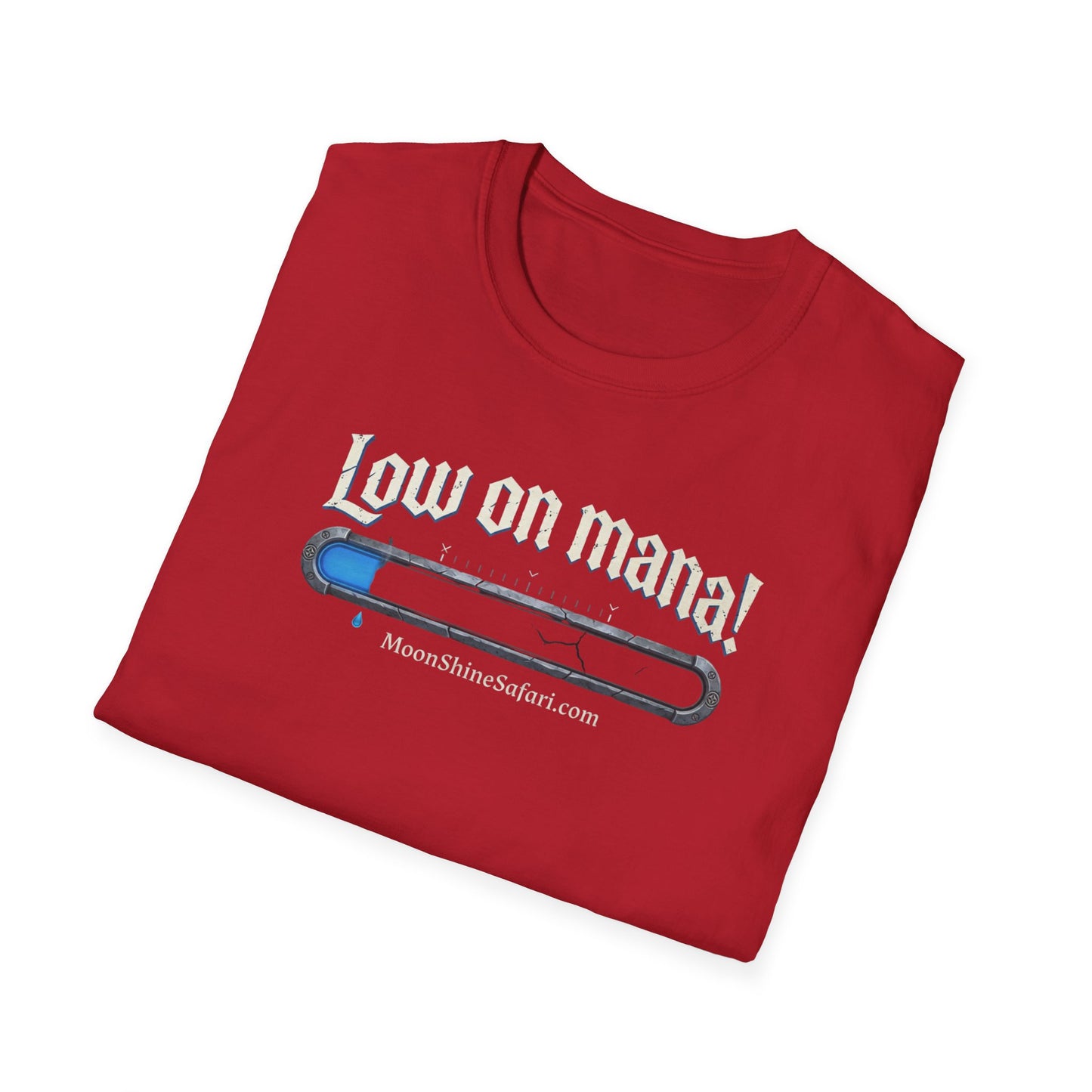 MoonShine Safari "Low On Mana!" Unisex Softstyle T-Shirt