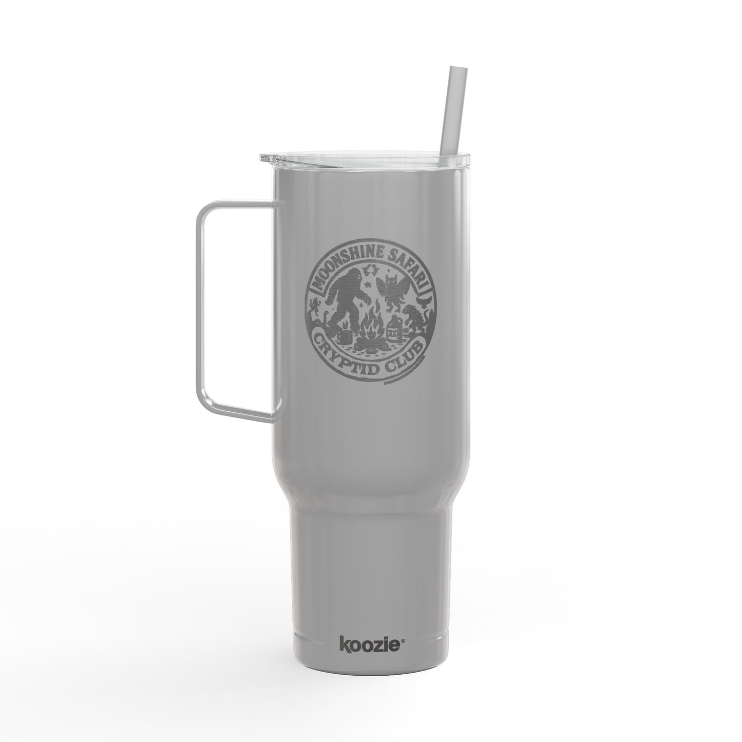 MoonShine Safari Cryptid Club Insulated Engraved Tumbler with Lid, 40oz