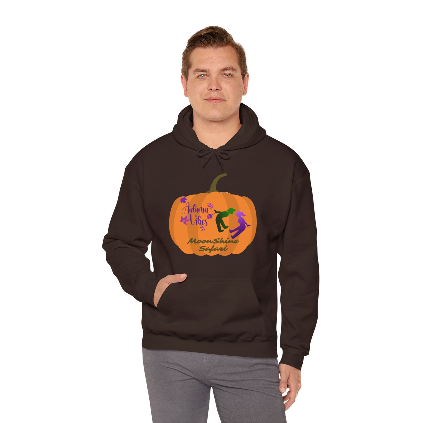 MoonShine Safari Autumn Vibes Unisex Heavy Blend™ Hooded Sweatshirt