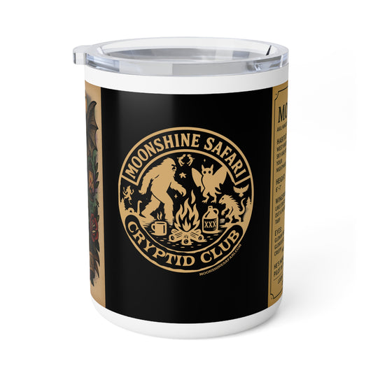 MoonShine Safari Cryptid Cup Collection [MothMan] Insulated Coffee Mug, 10oz
