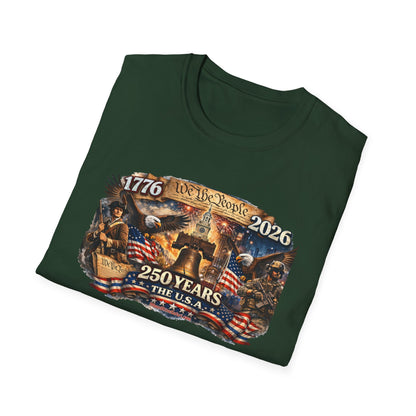 MoonShine Safari 250 Year USA Unisex Softstyle T-Shirt