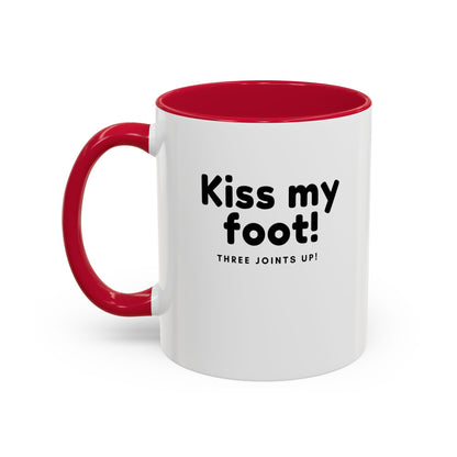 MoonShine Safari "Kiss my foot!" Colorful Mugs (11oz, 15oz)