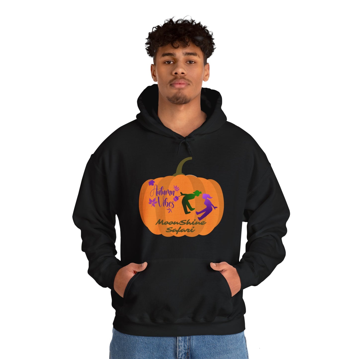 MoonShine Safari Autumn Vibes Unisex Heavy Blend™ Hooded Sweatshirt