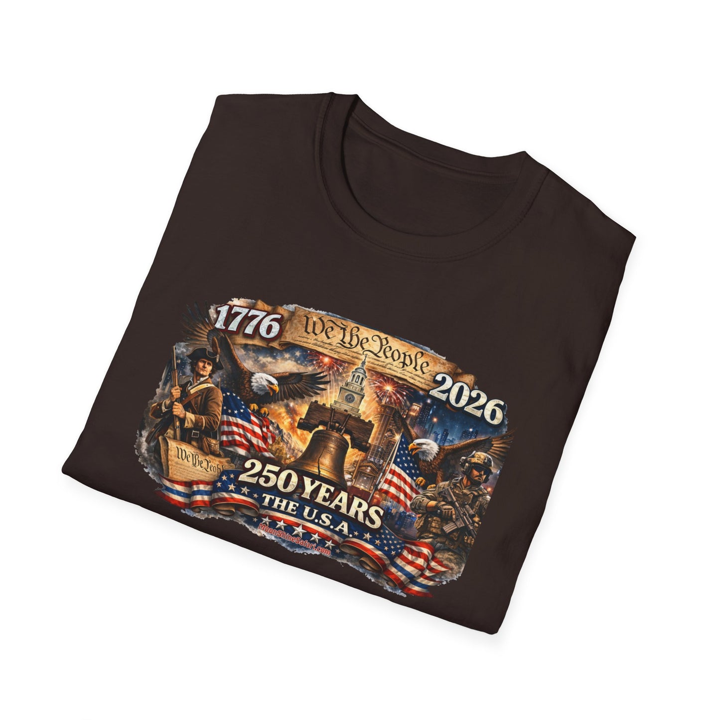 MoonShine Safari 250 Year USA Unisex Softstyle T-Shirt