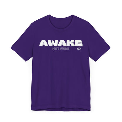 MoonShine Safari "Awake Not Woke" Unisex Jersey Short Sleeve Tee