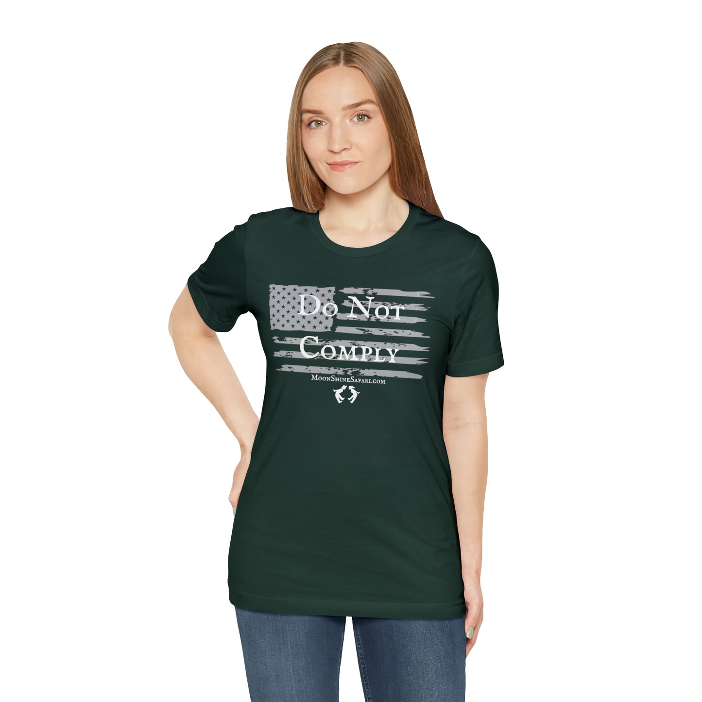 MoonShine Safari DO NOT COMPLY Unisex Jersey Short Sleeve Tee