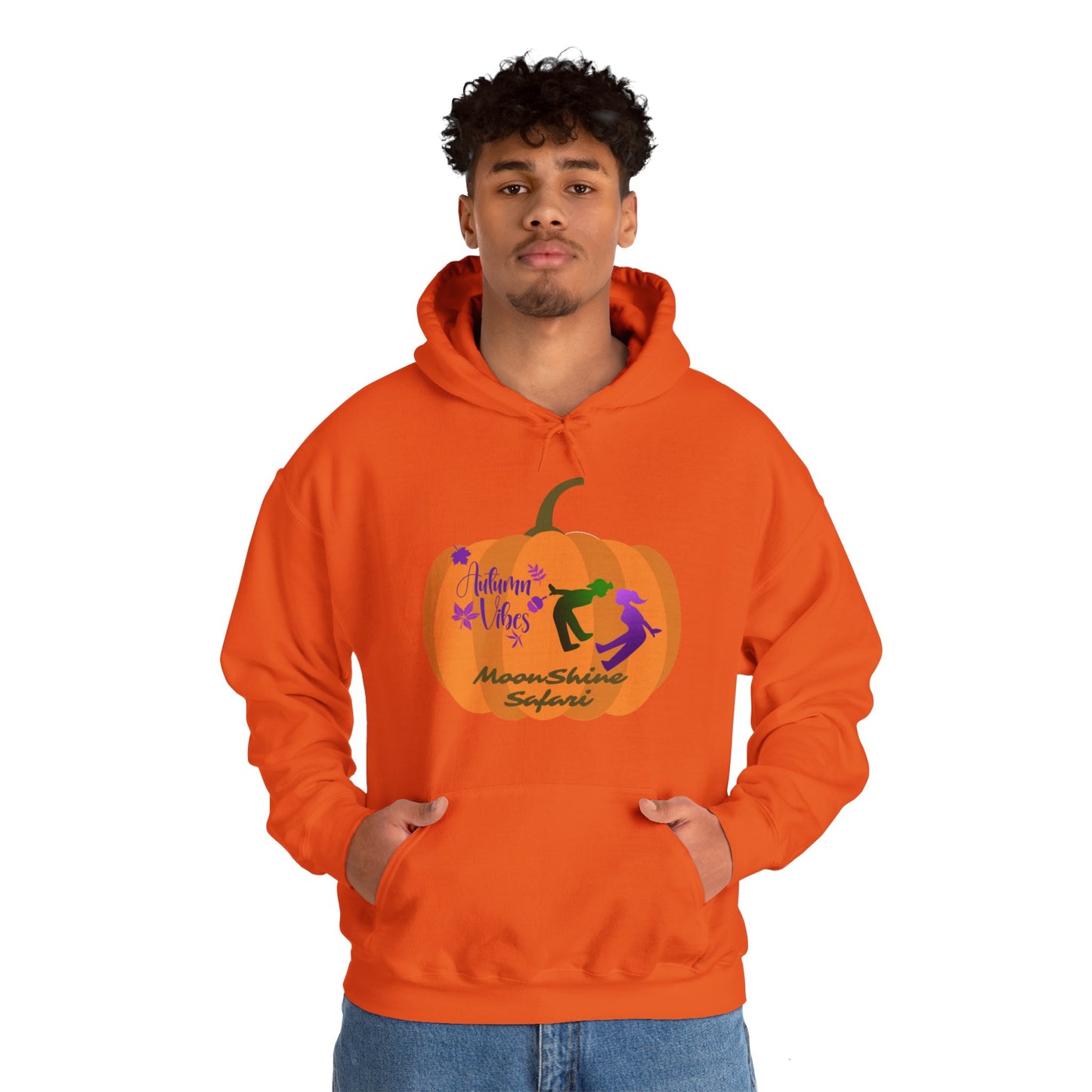 MoonShine Safari Autumn Vibes Unisex Heavy Blend™ Hooded Sweatshirt