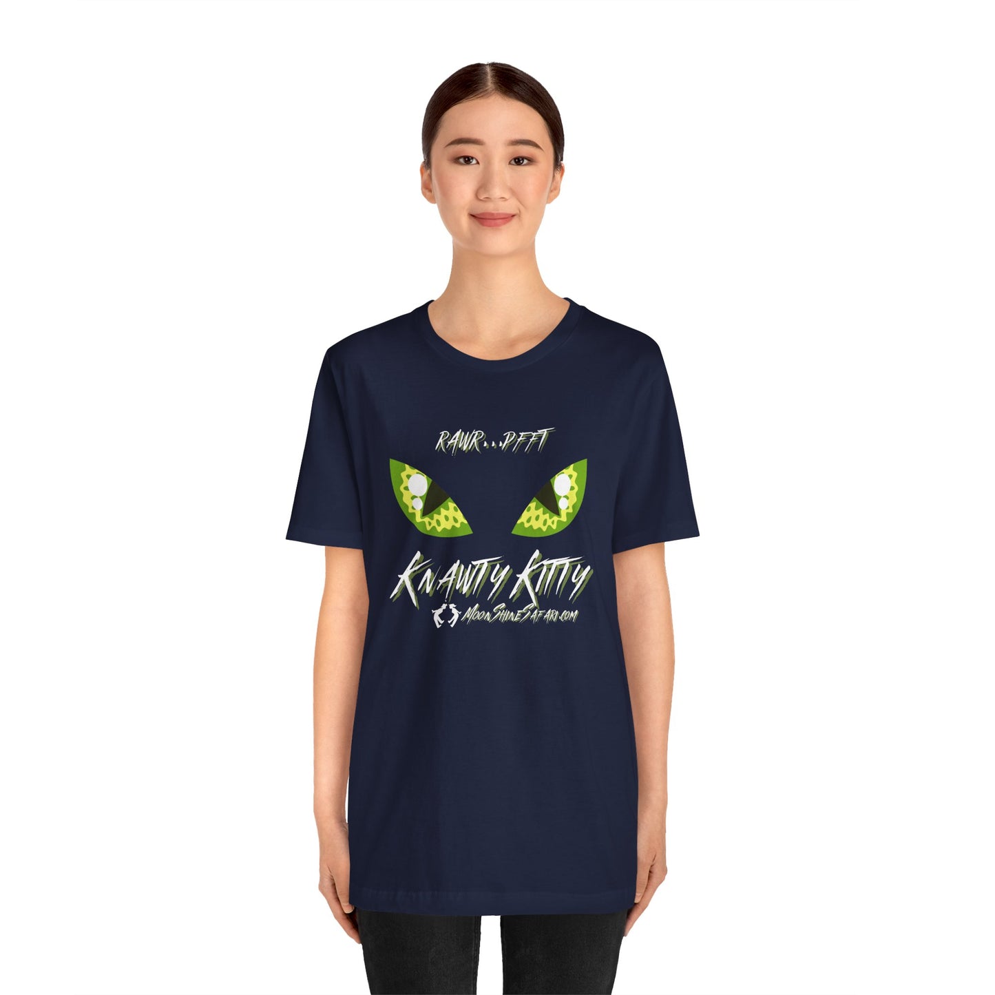 MoonShine Safari Knawty Kitty Unisex Jersey Short Sleeve Tee