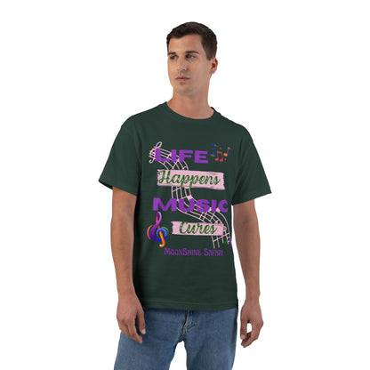 MoonShine Safari Music Cures Beefy-T®  Short-Sleeve T-Shirt