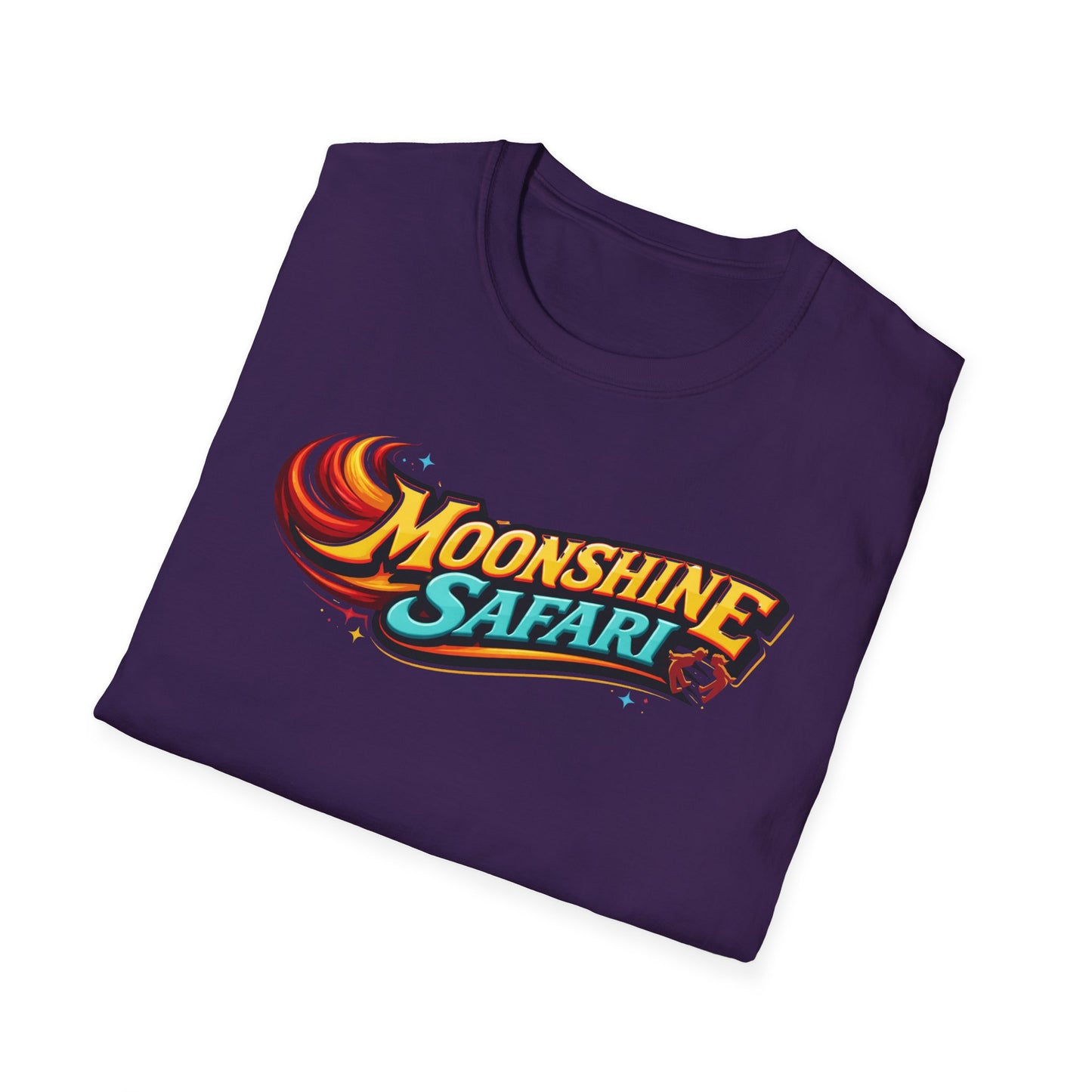 MoonShine Safari "FLT" (flame letter tee) Unisex Softstyle T-Shirt