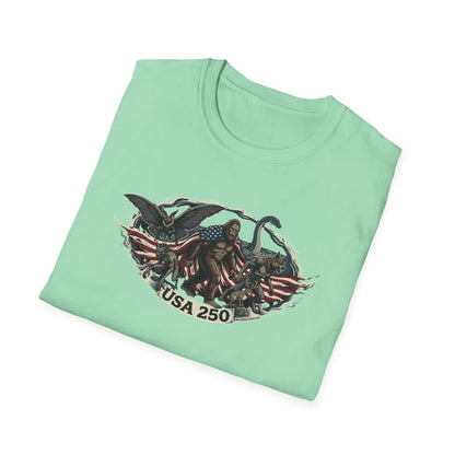 MoonShine Safari "USA 250- Cryptid Unisex Softstyle T-Shirt
