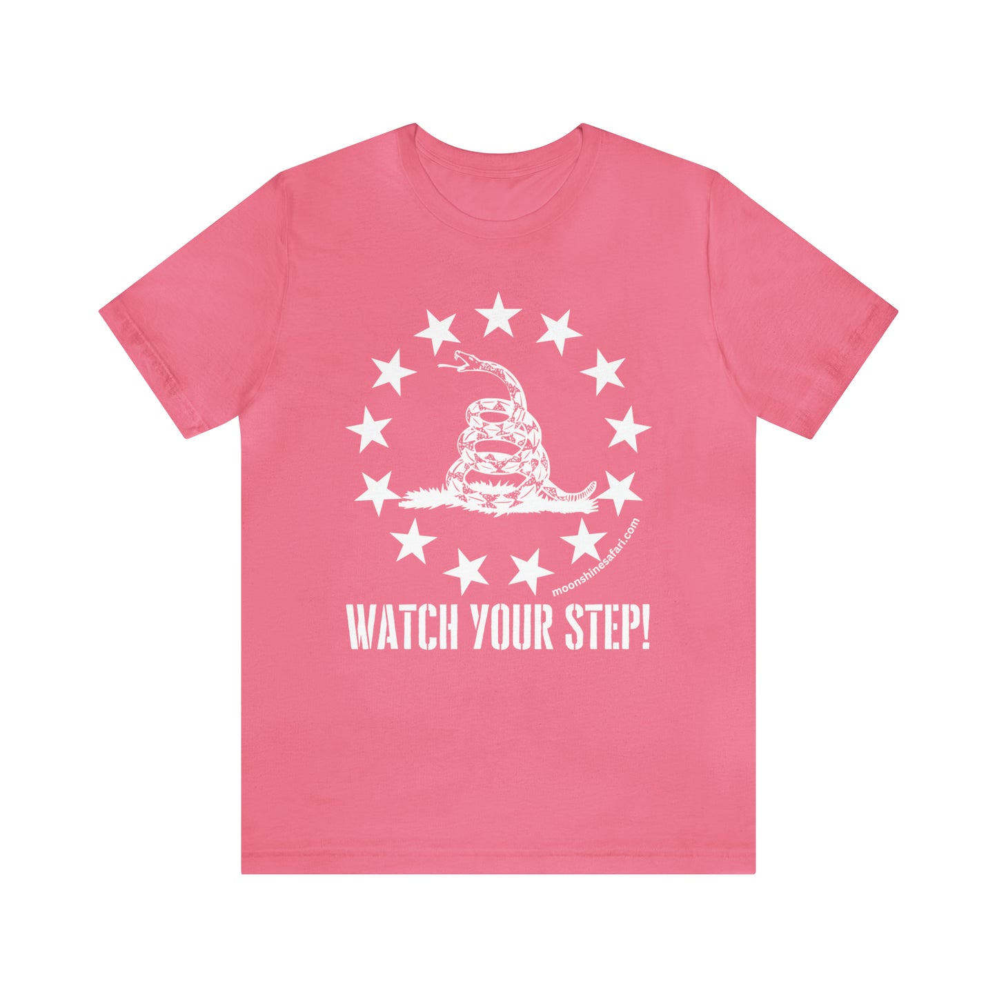 MoonShine Safar Watch Your Step Unisex Jersey Short Sleeve Tee