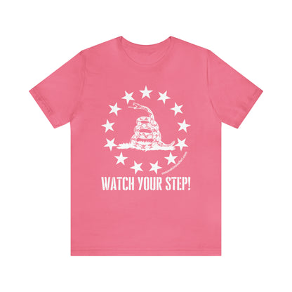 MoonShine Safar Watch Your Step Unisex Jersey Short Sleeve Tee