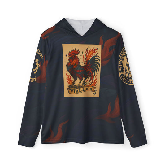 MoonShine Safari Cryptid Club Collection {The Cluck} Unisex  Sports Warmup Hoodie (AOP)