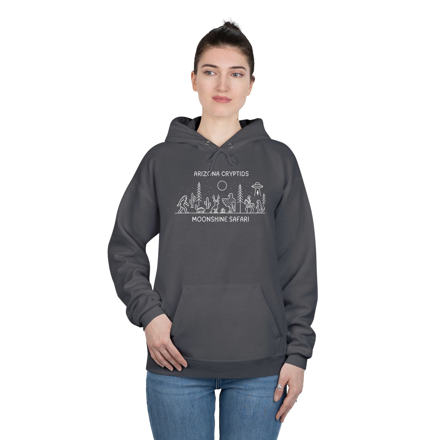 MoonShine Safari Arizona Cryptid Unisex  Pullover Hoodie Sweatshirt