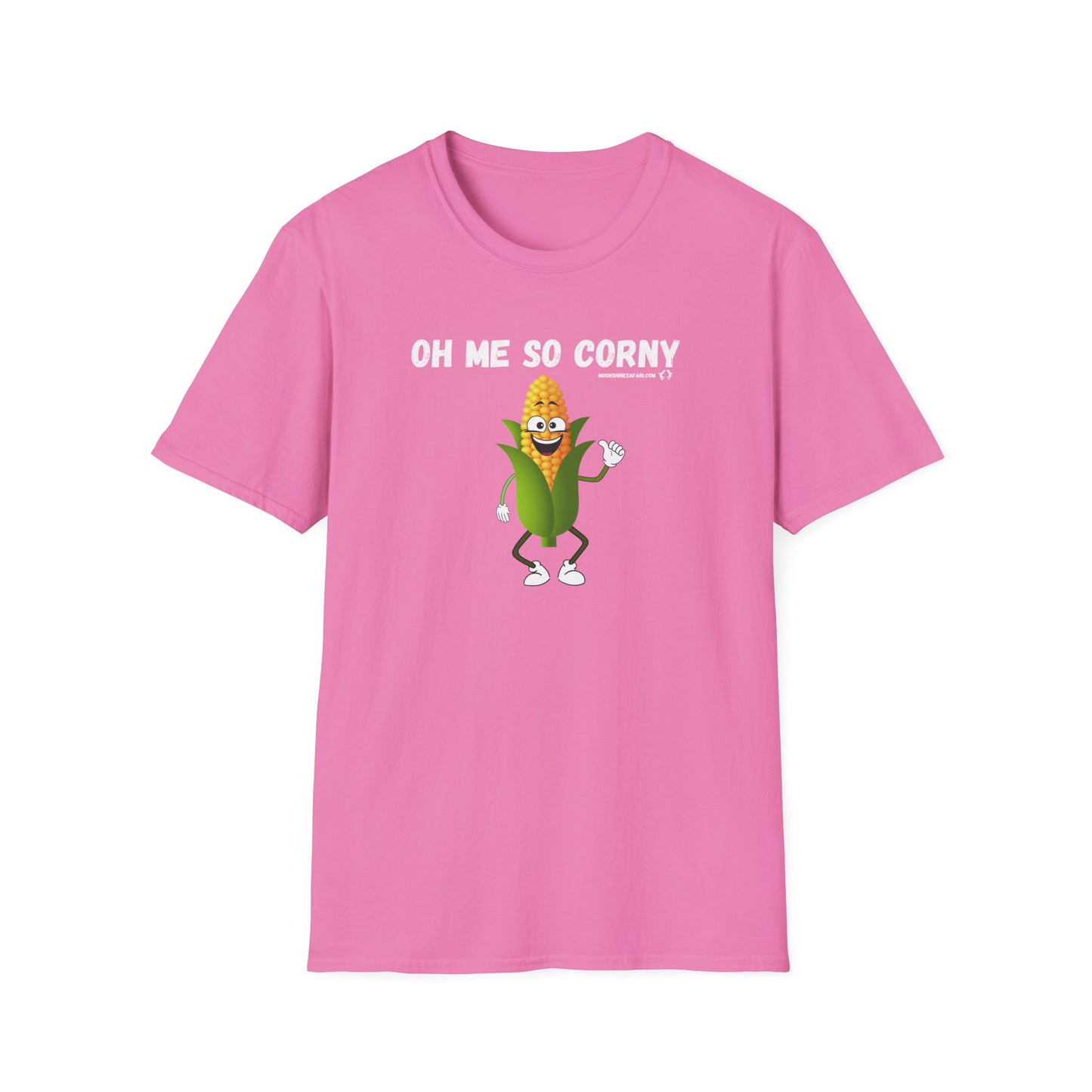 MoonShine Safari "Oh Me So Corny" Unisex Softstyle  Humor T-Shirt