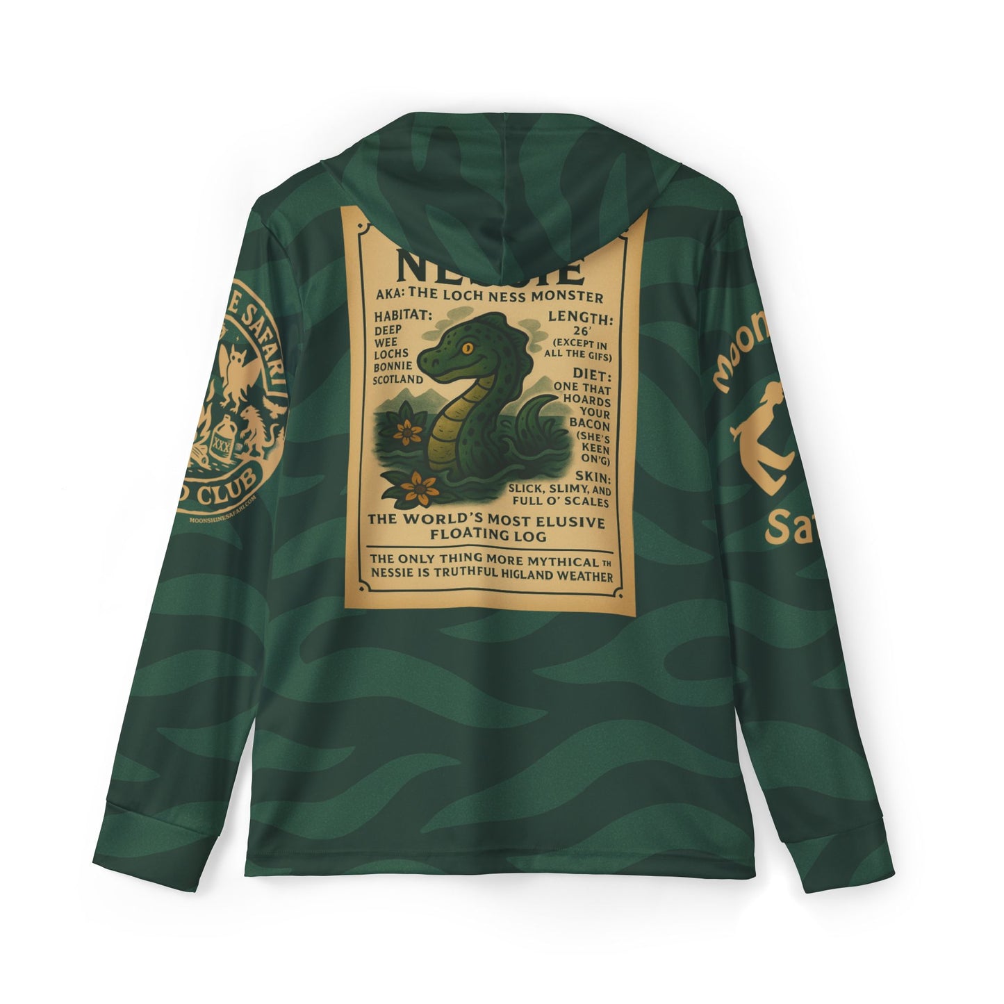 MoonShine Safari Cryptid Club Collection [The Ness] Unisex Performance Hoodie