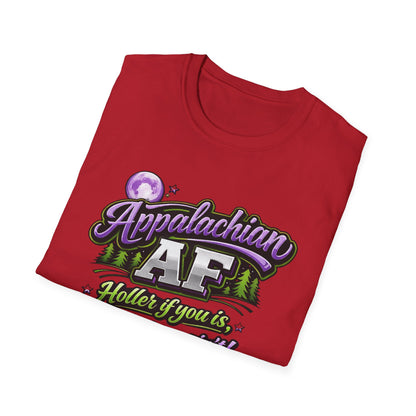 MoonShine Safari "Appalachian AF" Unisex Softstyle T-Shirt